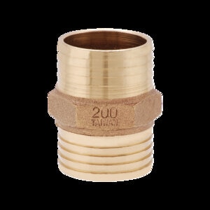 1 in. Brass Insert Coupling Lead Free