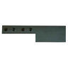 Border Concepts Border Line Steel Landscape Edging Green 1/8 in. x 4 in. x 10 ft.