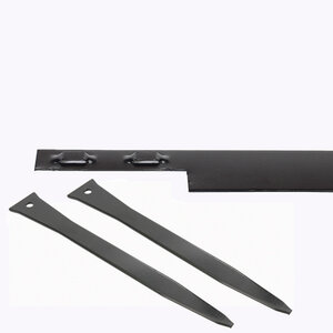 Colmet Steel Landscape Edging Black 14 Gauge 1/16 in. x 4 in. x 10 ft.