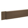 Valley View Poly Board Edging Light Brown 1 in. x 4 in. x 20 ft.