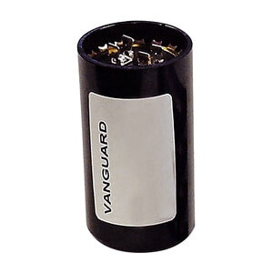 Round Capacitor Black Plastic