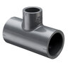Sch 80 PVC Reducing Tee 2 in. x 1-1/2 in. Socket