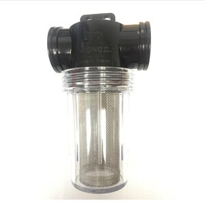 1 in. Inline Strainer/Filter/ 1 in. FMPT Inlet-Outlet/20 Mesh SS/Clear Bowl