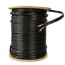 Paige Electric 18 Gauge Low Voltage Lighting Wire - 2 Conductor, 100 ft, Black PVC Jacket, Stranded Annealed Copper