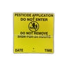 Pesticide Application Signs 50/Bundle