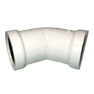 Sch 40 PVC 45 Degree Elbow 3 in. Gasket