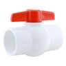Matco Economy Ball Valve PVC White 1/2 in. Solvent
