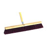Garage Broom Brown 18 in. w/ Handle