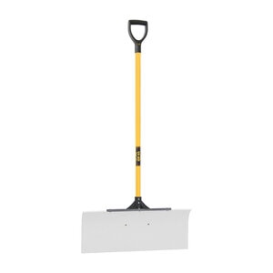 PolarTuff Scraper 30 in. Braced Fiberglass Handle Poly D-Grip