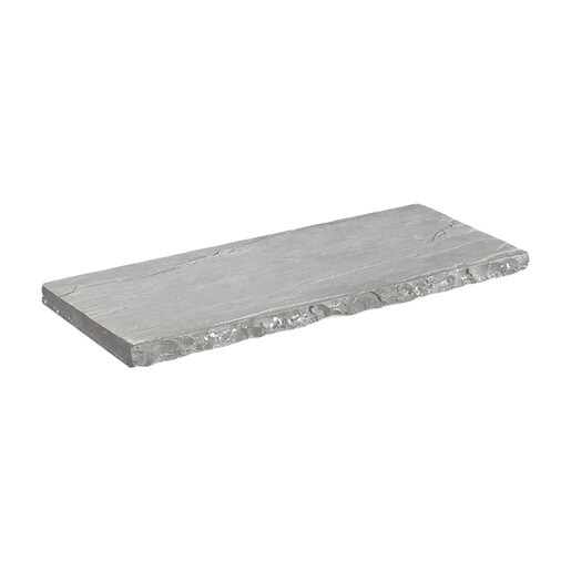 Unilock Natural Stone Rockface Coping Cliff Gray 12 in. x 48 in. (20 pc ...