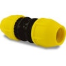 Home-Flex Yellow Poly Pipe Coupler 1 in.