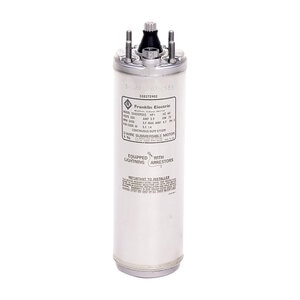 Submersible Motor Gray Stainless Steel 5 HP 230V 1 Phase 4 in. 