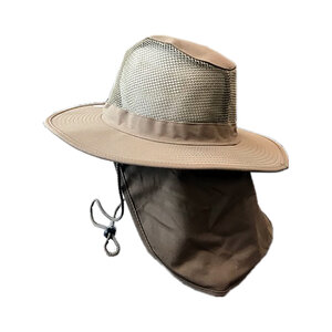 Turner Hat Company Cloth Aussie Vented Khaki Large