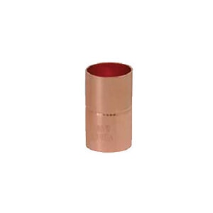 COPPER COUPLING W/STOP 1" C X C