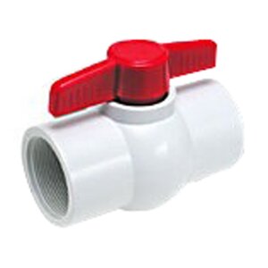 Matco Economy Ball Valve PVC White 2 1/2 in. Solvent