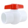 Matco Economy Ball Valve PVC White 2 1/2 in. Solvent