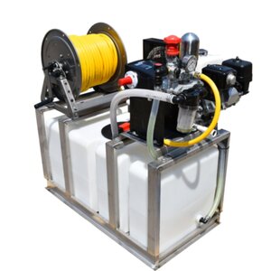 Sprayer 50 gal. w/ Electric Hose Reel & 3/8 in. x 300 ft. Hose