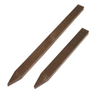 Epic Plastics Pre-Drilled Stake Teak 1 in. x 2 in. x 18 in.