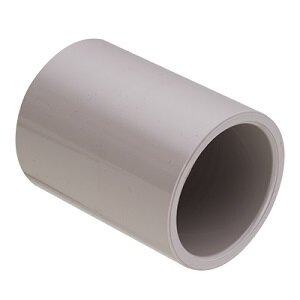 Sch 40 UV Resistant PVC Coupling 1 in. Socket