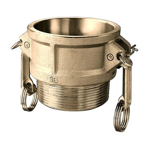 Kuriyama Quick-Acting Coupling Brass Female x Mnpt 1-1/2 in. x 1-1/2 in. Threaded 