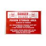 Pesticide Decal Storage Sign