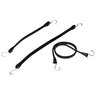 Rubber Strap Tie Down Black 21 in. With S-Hook