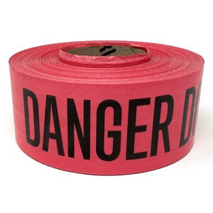Danger Tape Red/Black 3 in. x 300 ft.
