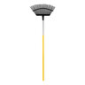 True Temper Superflex Lawn Rake 25 Tine Steel Head 48 in. Aluminum Handle