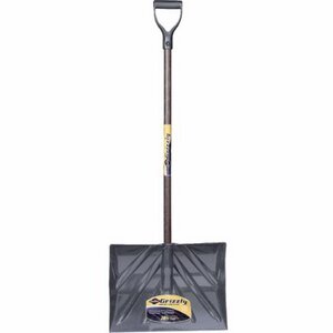 Garant Grizzly Poly Pusher Snow Shovel D-Grip 18 in.