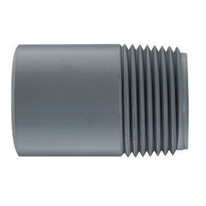 Sch 80 PVC Nipple 1 in. x 18 in. MIPT Threaded One End