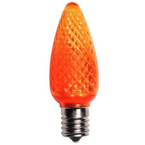 Seasonal Source C9 LED Faceted Lens 0.5W Orange