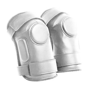 RJ Hard Shell Knee Pads White