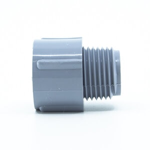 ELECT MALE ADAPTER 1/2 PVC ELECTRICAL FTNG.,Gray