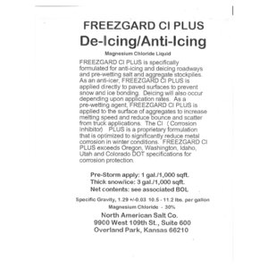 FreezGard CI Plus Liquid Ice Melt 250 gal.