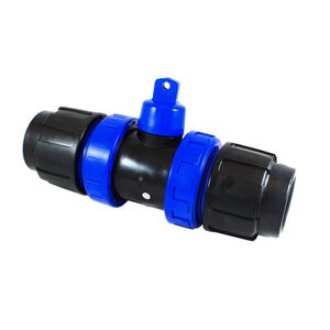 PE Compression PP Saddle 1-1/4 in. x 1 in. PVC FIPT