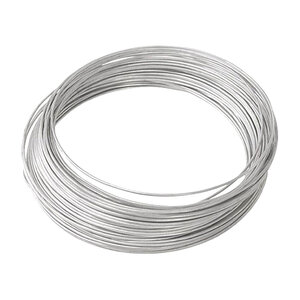Electric Fence Wire Silver Galvanized Steel 14 Gauge 1/4 Mile (1,320 ft.)