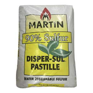 Martin's Disper-Sul Pastille 90% S All Purpose Soluble Granular Sulphur 50 lb. Bag