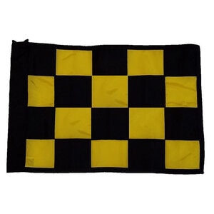 Tube Style Flag 400 Denier Nylon Royal Blue & White Checkered 14 in. x 20 in.