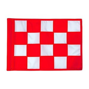 Wittek Golf Regulation Checkered Red & White Flag 7 in. x 10 in.