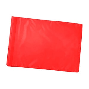400D Flag Solid Red 6 in. x 8 in.
