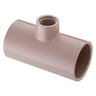 Sch 40 UV Resistant PVC Reducing Tee 1 in. x 1/2 in. Socket x FIPT