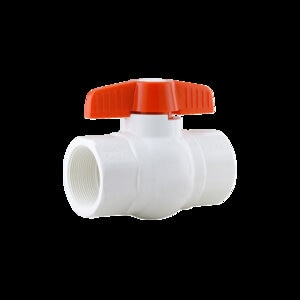 Matco Ball Valve PVC White 3 in. Threaded