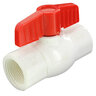 Matco Economy Ball Valve PVC White 1 in. Threaded