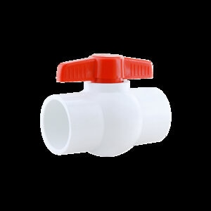 Matco Economy Ball Valve PVC White 1 1/4 in. Threaded