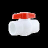 Matco Economy Ball Valve PVC White 1 1/4 in. Threaded