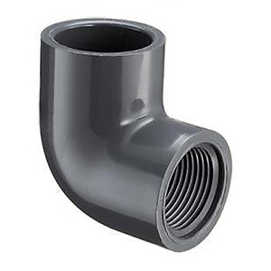 Sch 80 PVC 90 Degree Elbow 2 in. Socket x FIPT