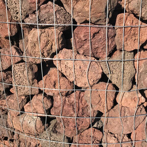 Palletized Burgundy Lava Rock 6 - 12 in.