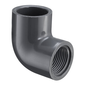 Sch 80 PVC 90 Degree Elbow 1/2 in. Socket x Fipt