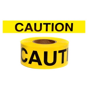 Yellow Caution Tape - 3 In. X300 Ft. 2Mil
