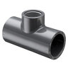 Sch 80 PVC Reducing Tee 1-1/4 in. x 1 in. Socket x FIPT